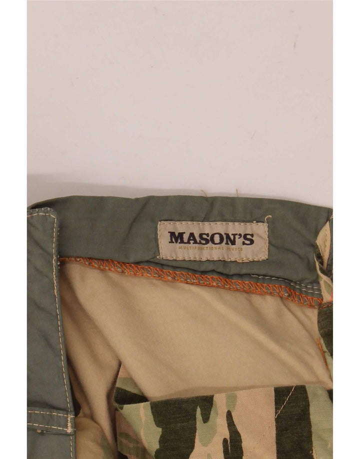 Mason's muške Joggers Cargo Hlače W32 L34 Zelene