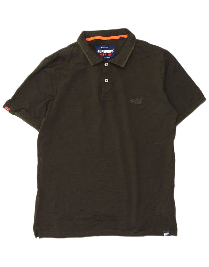 SUPERDRY muška polo majica veliki zeleni pamuk