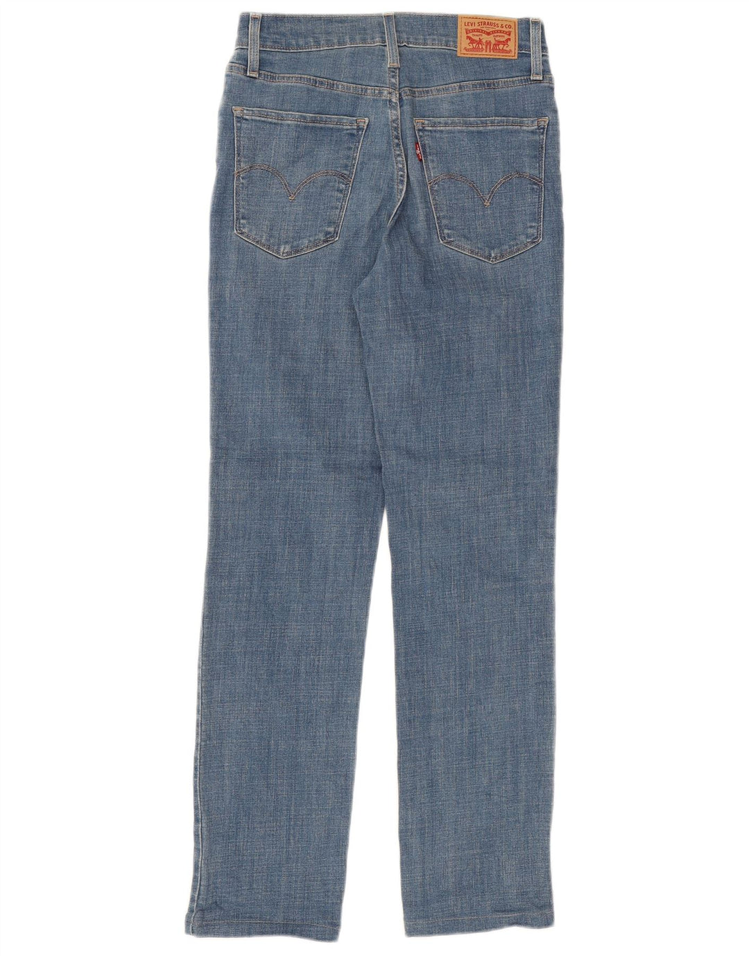 LEVI'S ženske ravne traperice visokog struka 724 W26 L32 Plave