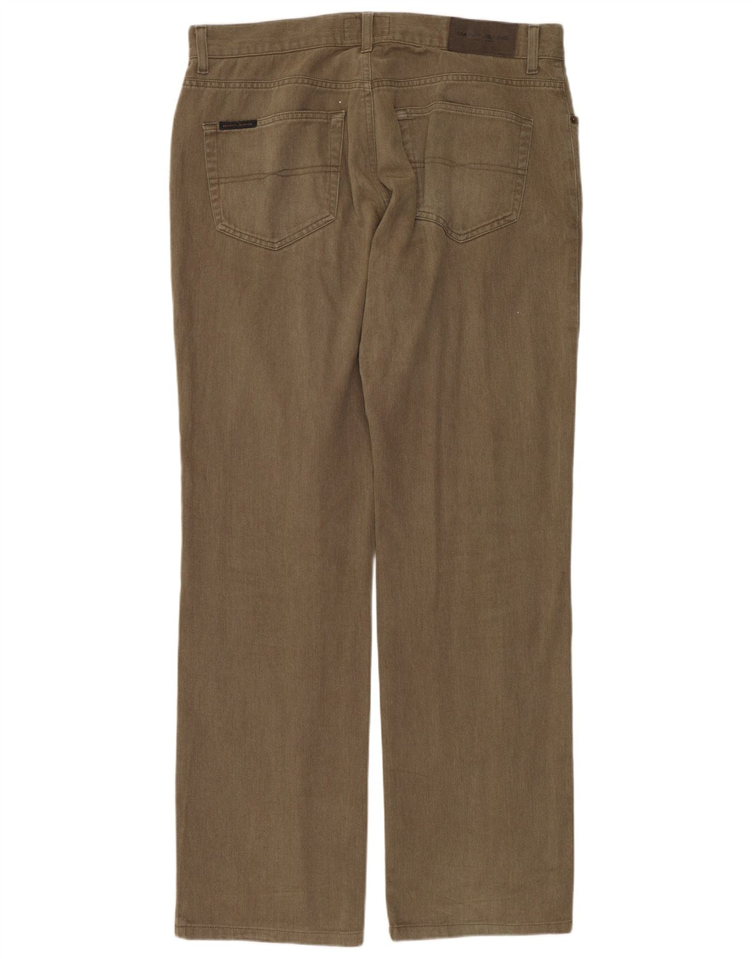 GANT muške ravne traperice regularnog kroja W36 L32 Kaki pamuk