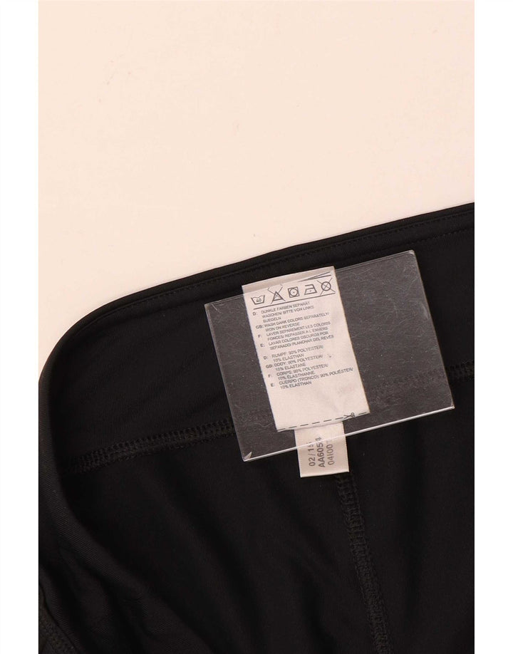 Adidas ženske Capri tajice UK 16 velike crne poliesterske