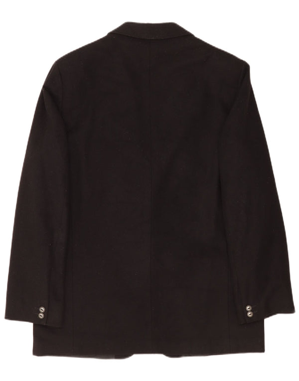 Yves Saint Laurent muški sako sa 2 gumba IT 52 XL od djevičanske crne vune