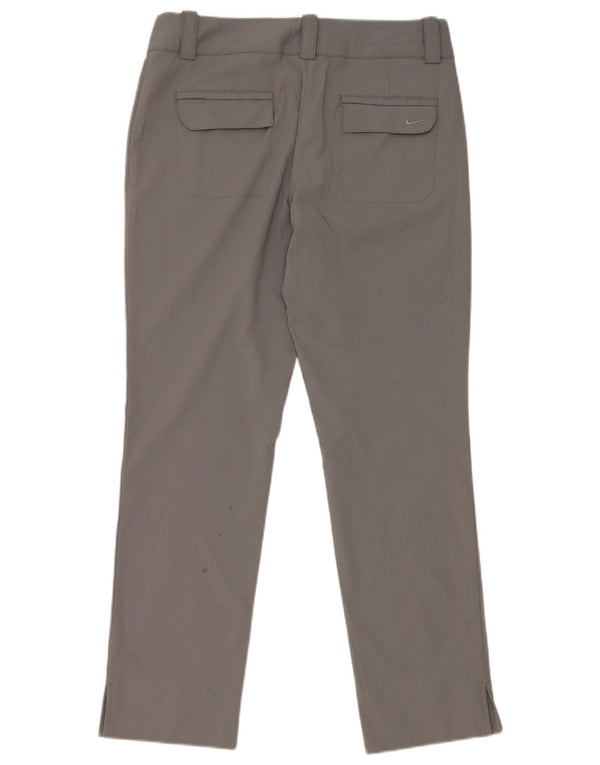 Nike ženske Dri Fit Straight Chino hlače UK 10 Small W30 L28 Grey
