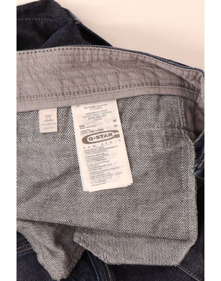 G-STAR muške banana uske traperice W36 L34 tamnoplavi pamuk