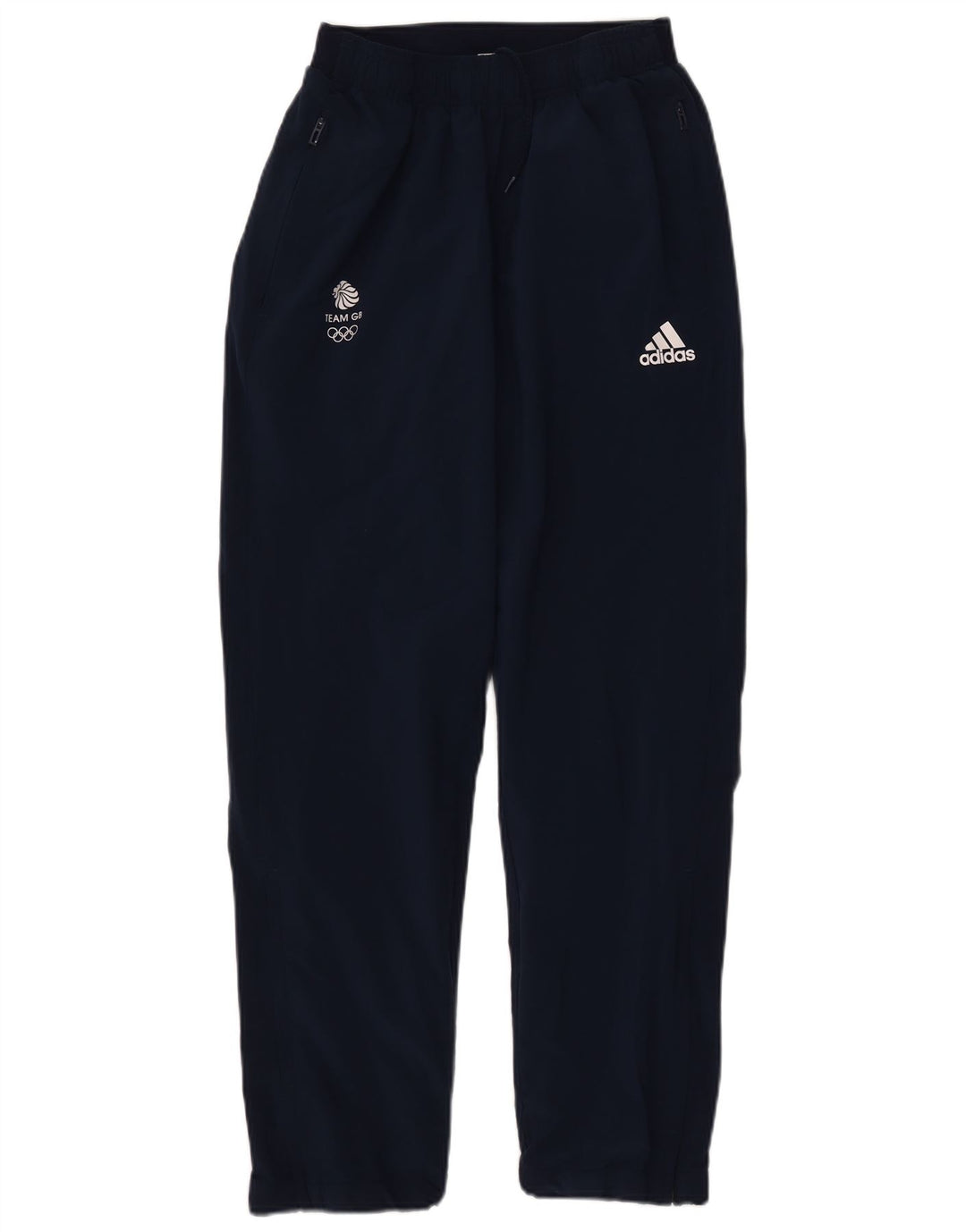 Adidas Mens Team GB Trenirke Hlače Medium tamnoplavi poliester