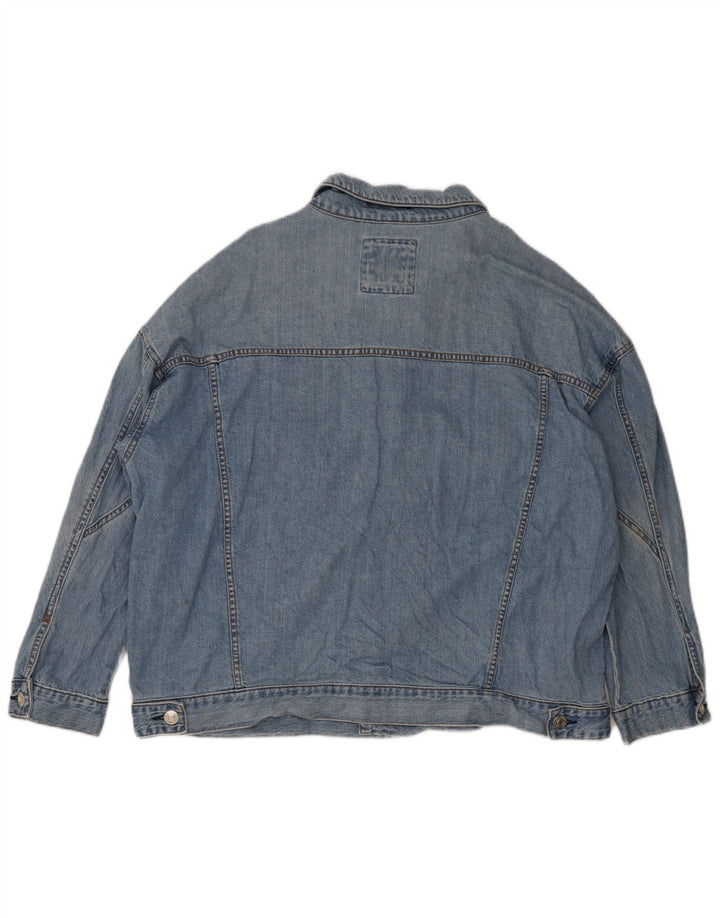 Zara muška traper jakna UK 40 Large Blue Cotton