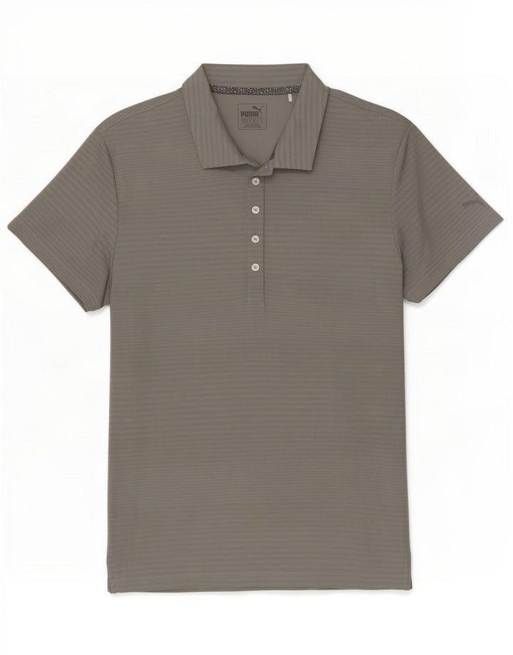 Puma ženska polo majica UK 16 velike sive pruge od poliestera