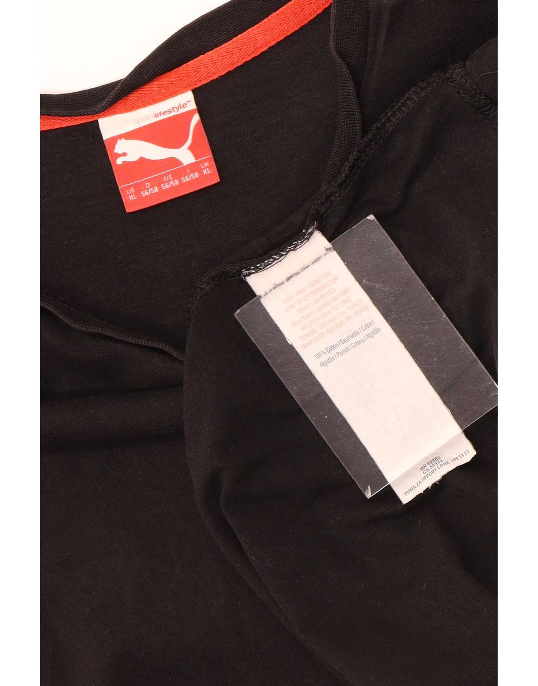 Puma muška majica XL crni pamuk