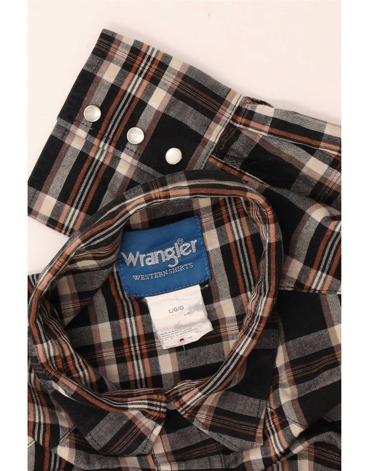 Wrangler muška košulja od flanela veliki crni karo
