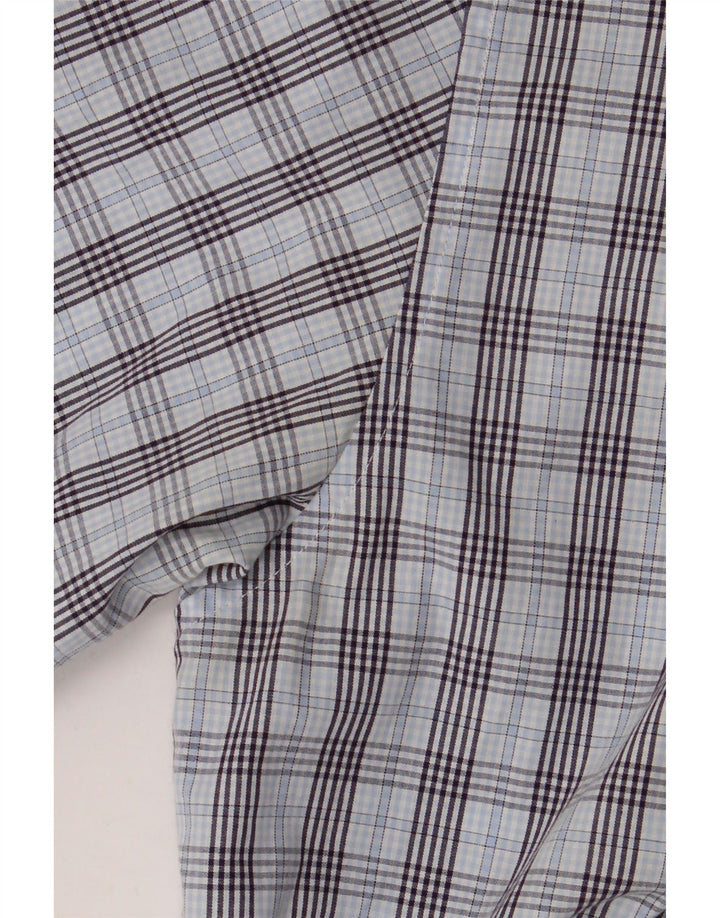 BEN SHERMAN Muška košulja kratkih rukava veliki plavi karo