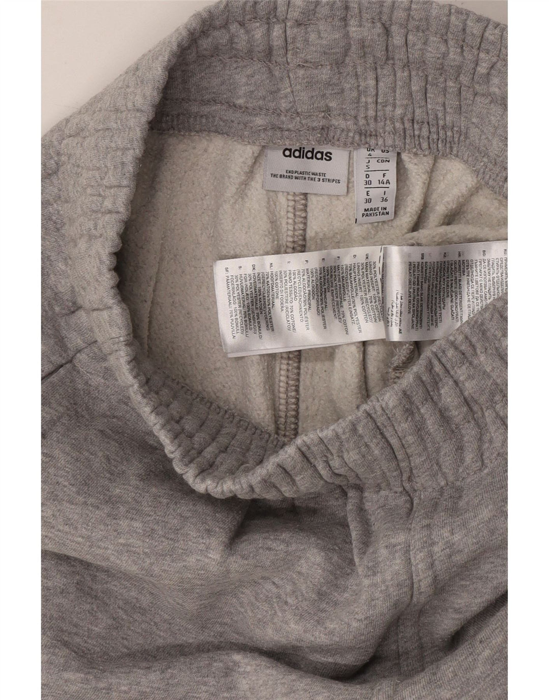 ADIDAS Ženska trenirka Hlače Joggers UK 4 XS Sivi flekasti pamuk