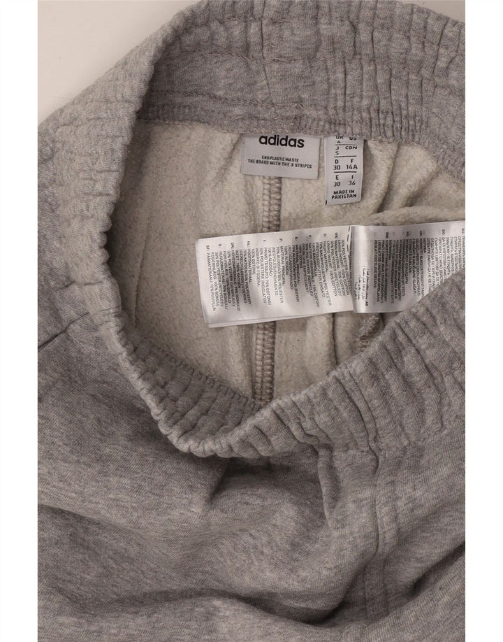 ADIDAS Ženska trenirka Hlače Joggers UK 4 XS Sivi flekasti pamuk