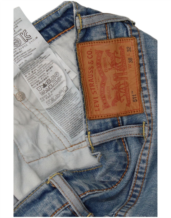 Levi's muške 511 uske traperice W38 L32 plavi pamuk