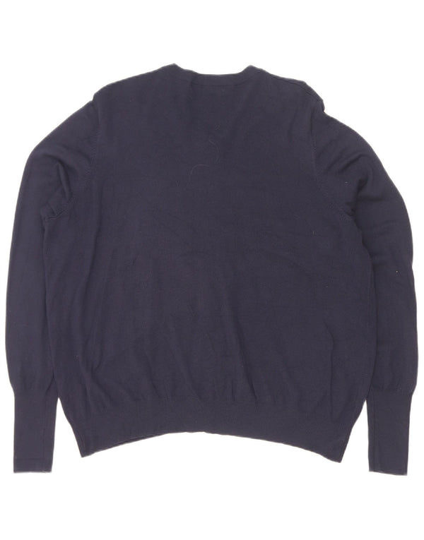 Marks & Spencer ženski kardigan pulover UK 16 Large tamnoplavi