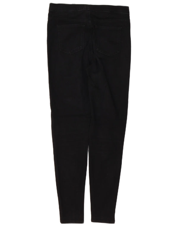 Marks & Spencer ženske jegging traperice UK 10 male W28 L29 crni pamuk