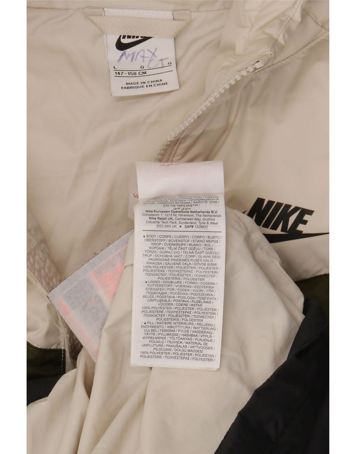 NIKE Boys Podstavljena jakna s kapuljačom 12-13 godina velika raznobojna boja