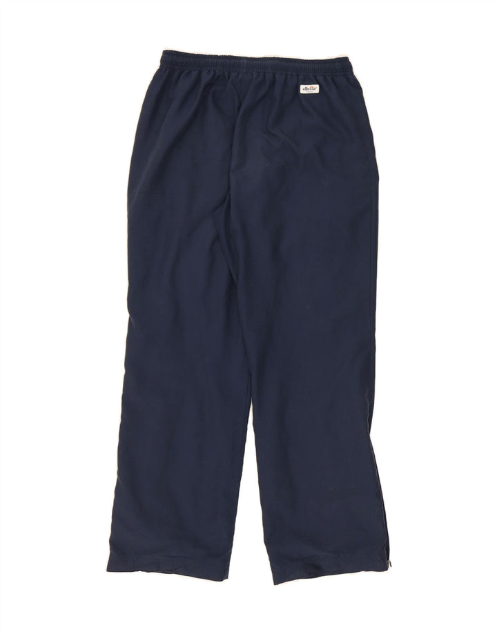 ELLESSE Womens Tracksuit Trousers UK 10 Small  Navy Blue Vintage Ellesse and Second-Hand Ellesse from Messina Hembry 