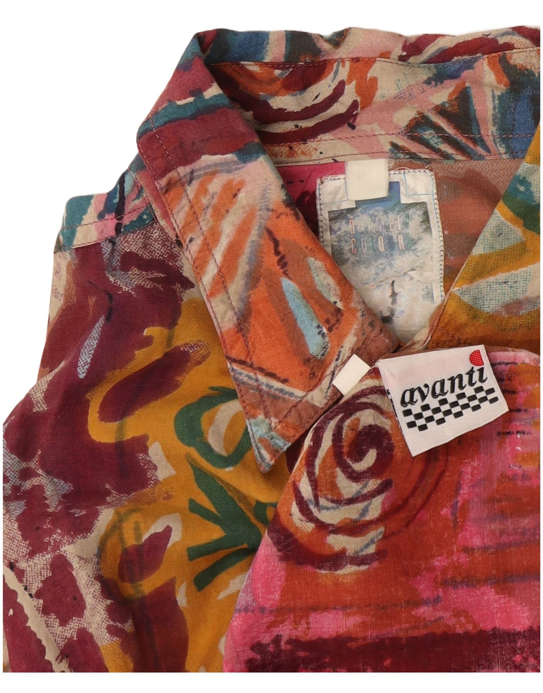 AVANTI muška košulja kratkih rukava XL višebojna geometrijska viskoza