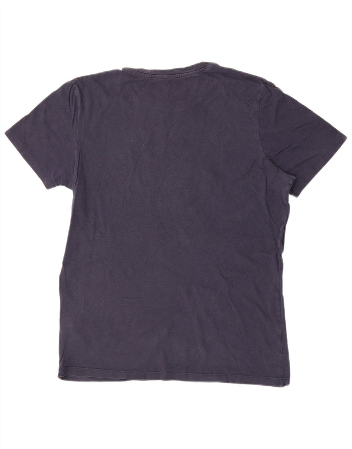 Jack & Jones muška majica kratkih rukava srednje tamnoplavi pamuk