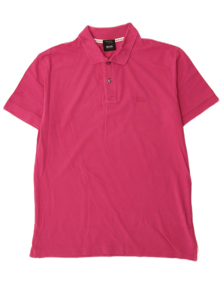 Hugo Boss muška polo majica velika ružičasta pamuk