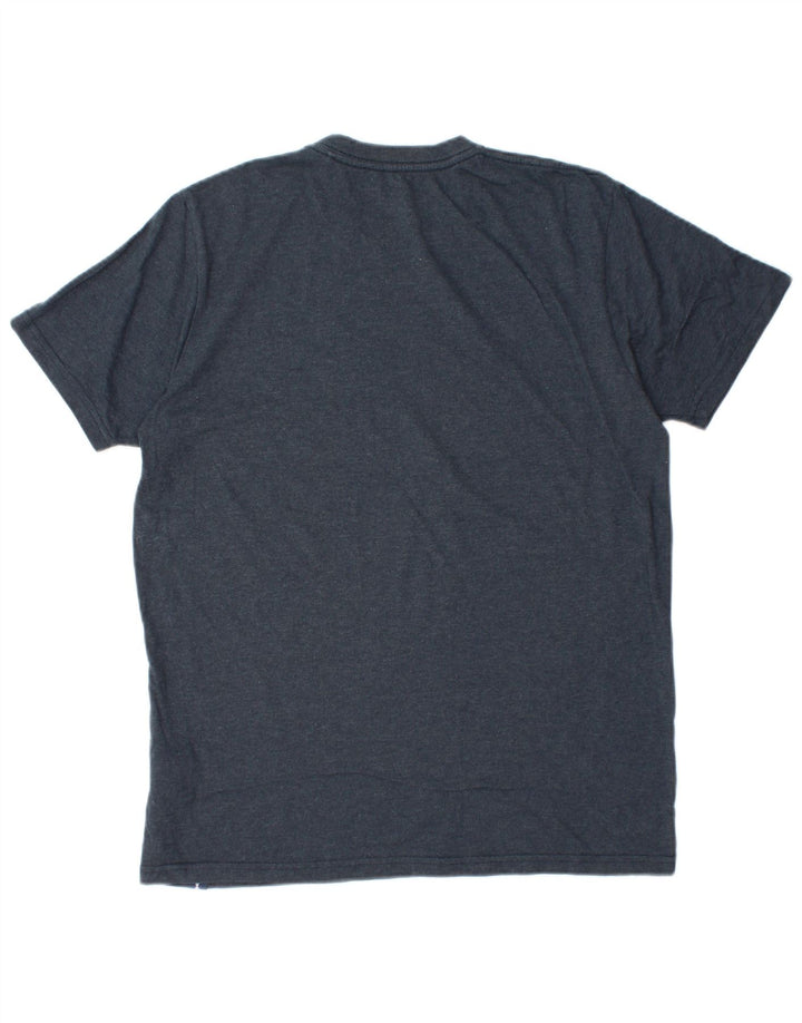 Weird Fish Muška majica kratkih rukava srednje tamnoplavi pamuk