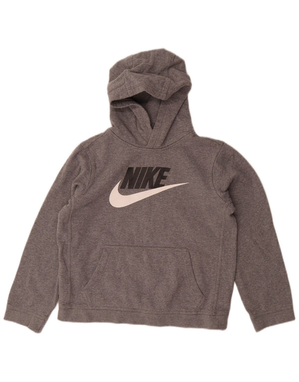 Nike Boys Graphic Standard Fit majica s kapuljačom 13-14 godina XL sivi pamuk