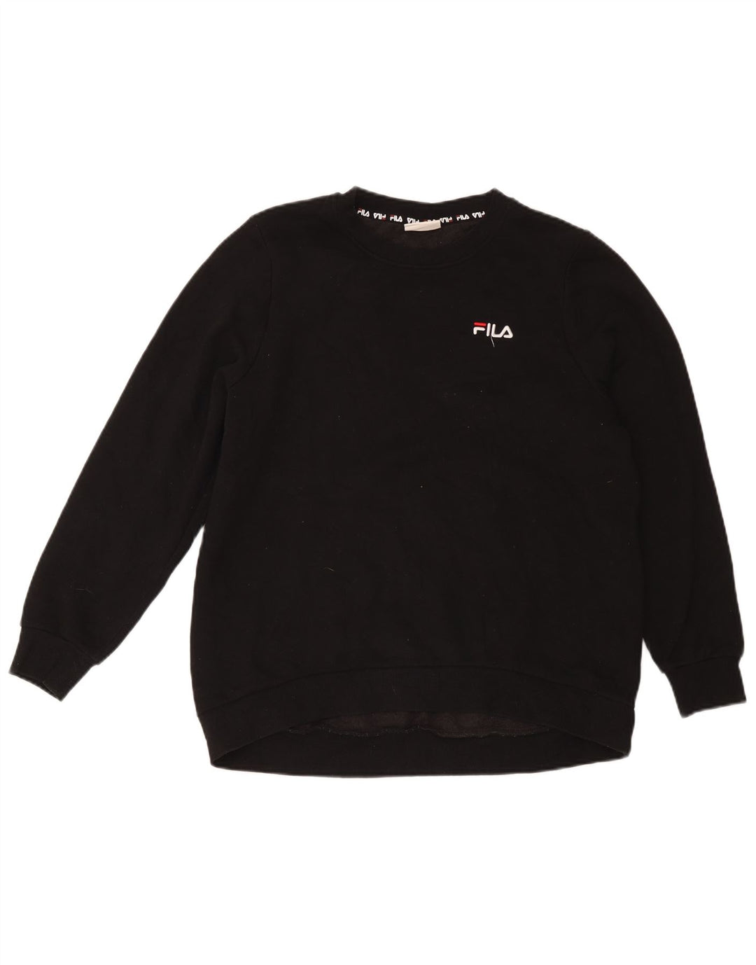 Fila Ženski džemper UK 14 Veliki crni pamuk
