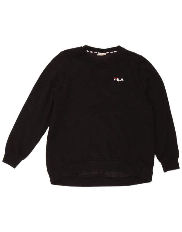 Fila Ženski džemper UK 14 Veliki crni pamuk