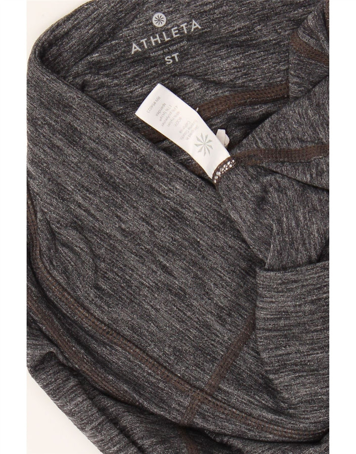 ATHLETA Ženske tajice UK 8 Mali sivi flekasti najlon