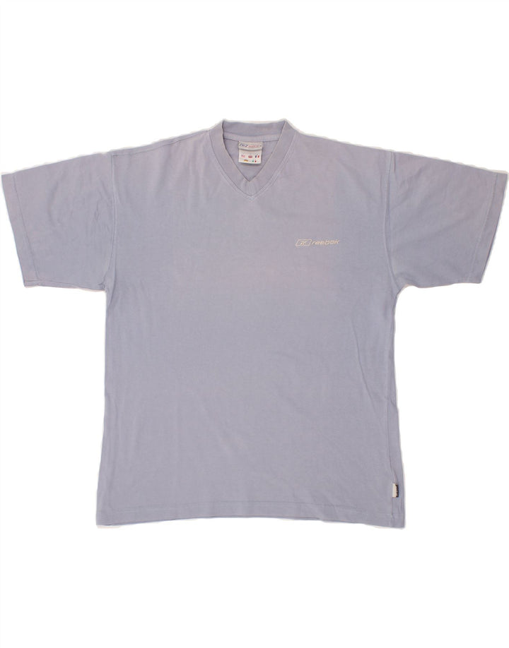 REEBOK Mens T-Shirt Top Small Grey Cotton Vintage Reebok and Second-Hand Reebok from Messina Hembry 
