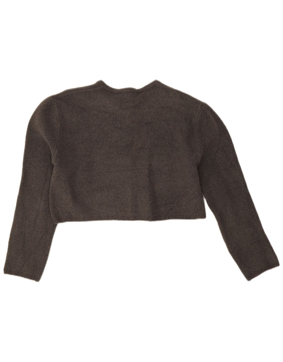 Zara ženski kratki kardigan pulover UK 10 Small Gray