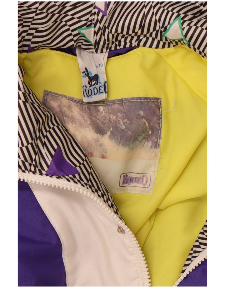 RODEO muška skijaška jakna s kapuljačom UK 40 Large Purple Colourblock