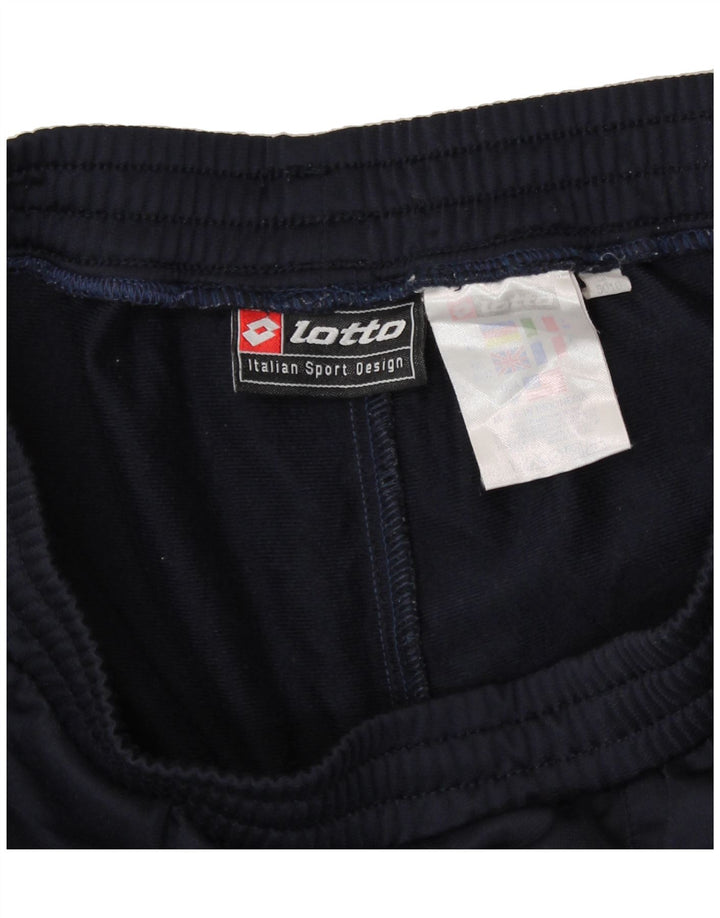 LOTTO Mens Tracksuit Trousers UK 38/40 Medium  Navy Blue Polyester Vintage Lotto and Second-Hand Lotto from Messina Hembry 