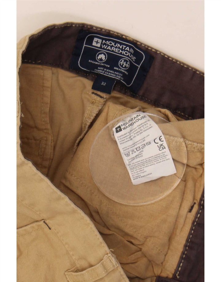 Mountain Warehouse Muške chino kratke hlače W32 srednje bež pamuk