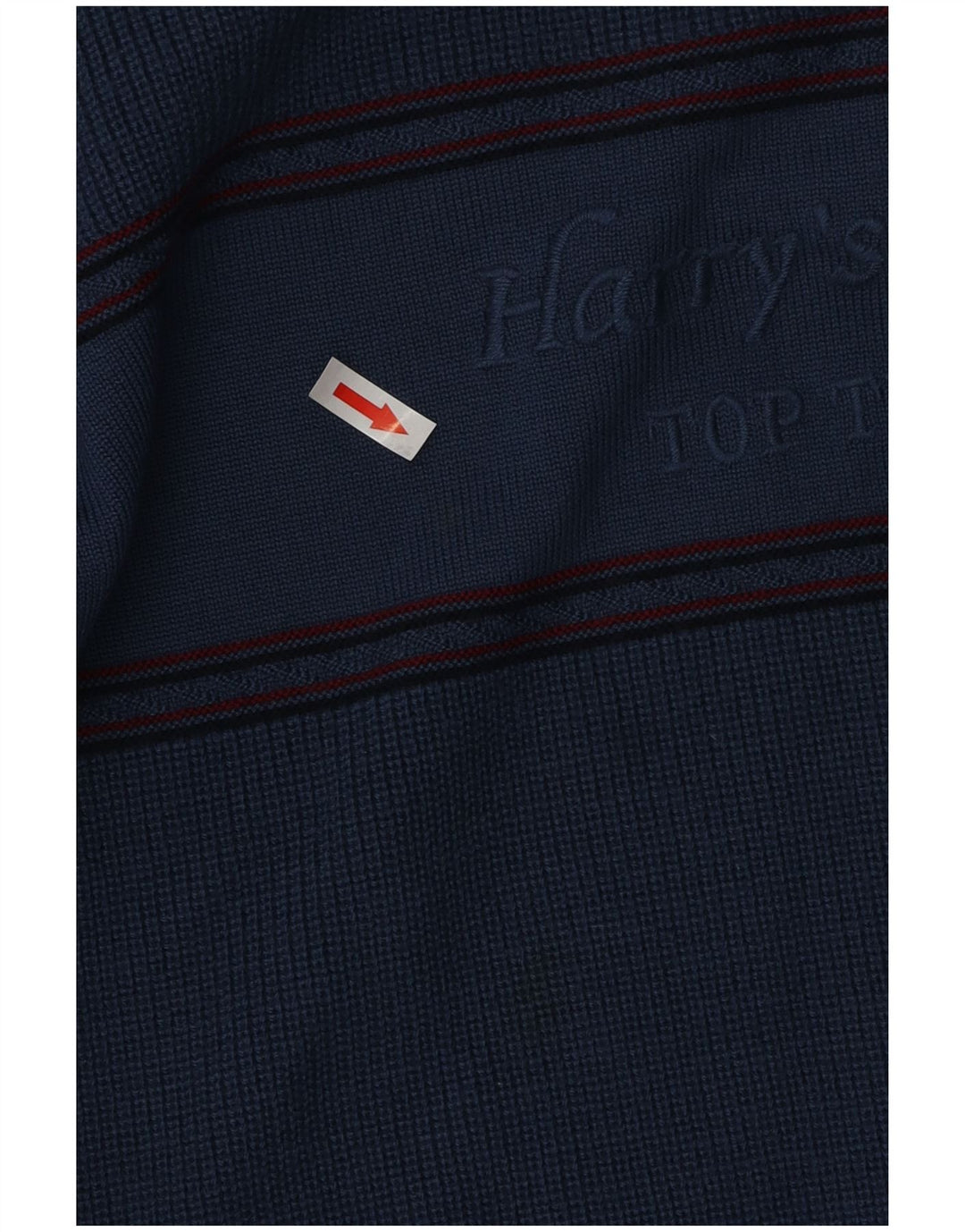 VINTAGE muški džemper s okruglim izrezom XL plave vune