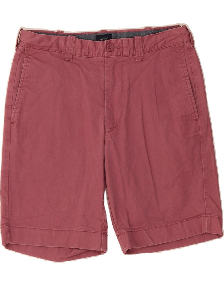 J. CREW Womens Chino Shorts W31 Medium Burgundy Cotton Vintage J. Crew and Second-Hand J. Crew from Messina Hembry 