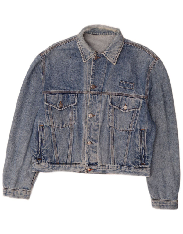 Enrico Coveri muška traper jakna UK 40 Large Blue Cotton