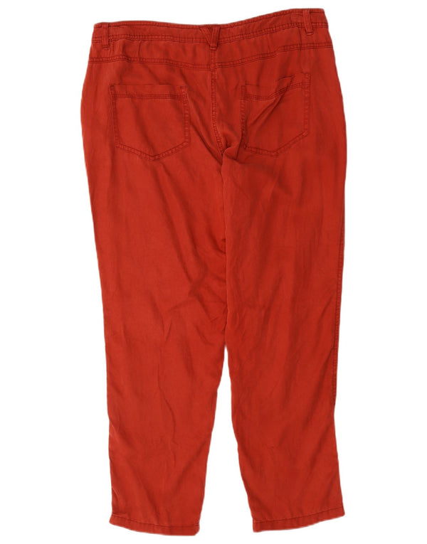 Marks & Spencer ženske chino hlače visokog struka UK 14 velike W34 L27 crvene