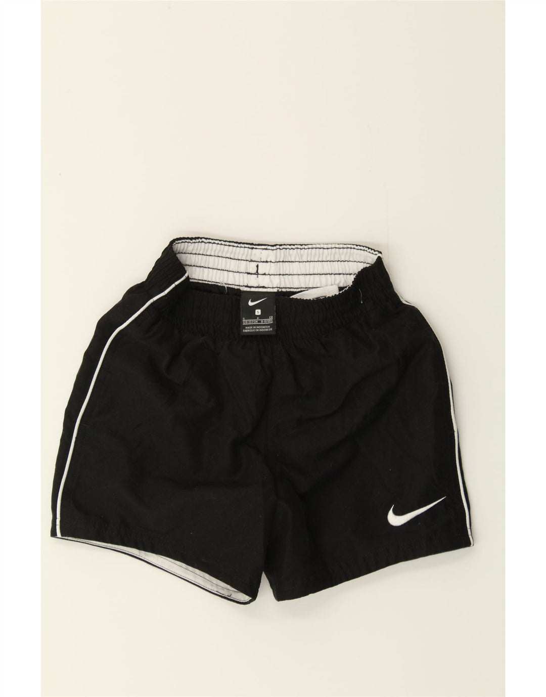NIKE Boys Sport Shorts 8-9 Years Small Black Polyester Vintage Nike and Second-Hand Nike from Messina Hembry 