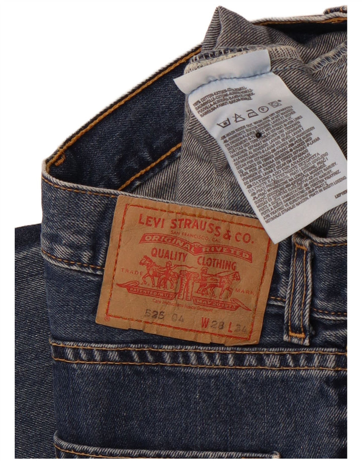 LEVI'S Ženske 525 Bootcut traperice W28 L28 Plavi pamuk