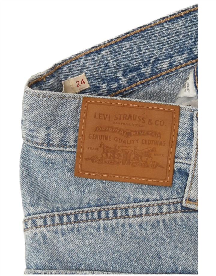 LEVI'S Ženske traper kratke hlače W24 XS Plavi pamuk