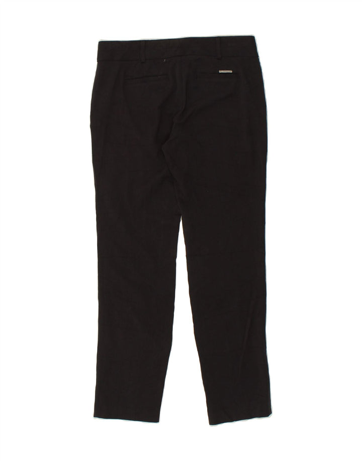 MICHAEL KORS Womens Slim Chino Trousers US 4 Small W29 L30 Black Polyester Vintage Michael Kors and Second-Hand Michael Kors from Messina Hembry 