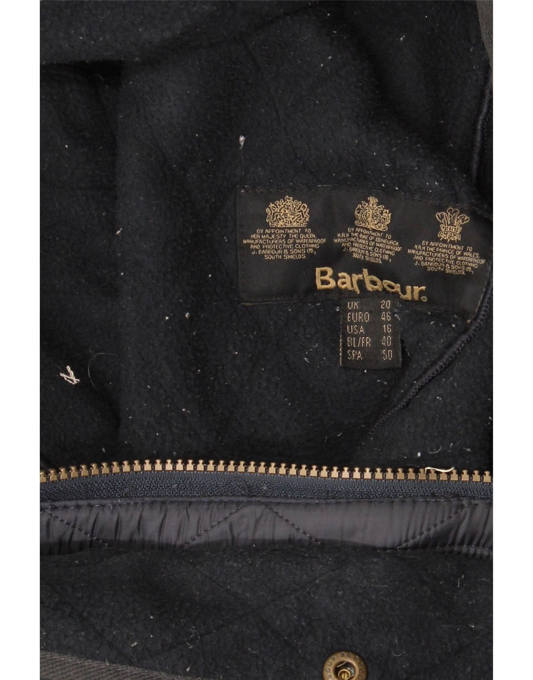 Barbour ženska prošivena jakna UK 20 2XL tamnoplava