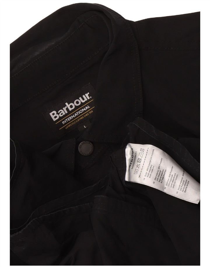 Barbour muška majica velika crna košulja od poliestera
