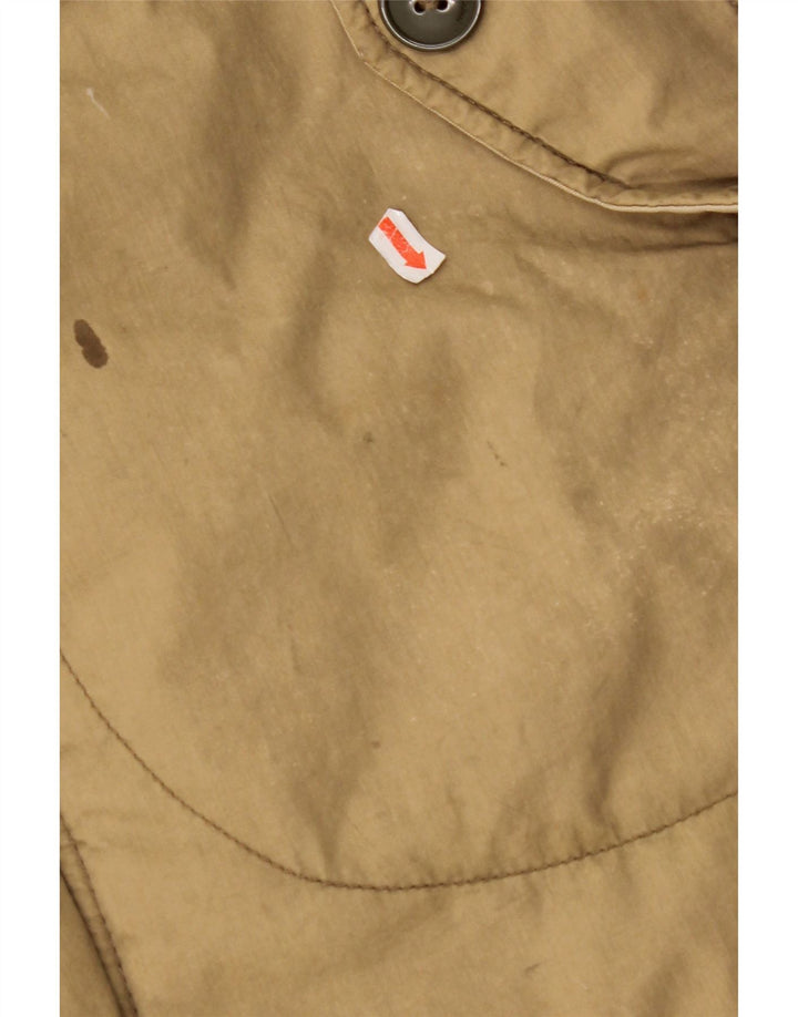 EDWIN Muški podstavljeni kaput UK 38 srednje bež pamuk