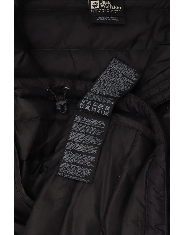 Jack Wolfskin muška podstavljena jakna UK 42 XL crni poliester