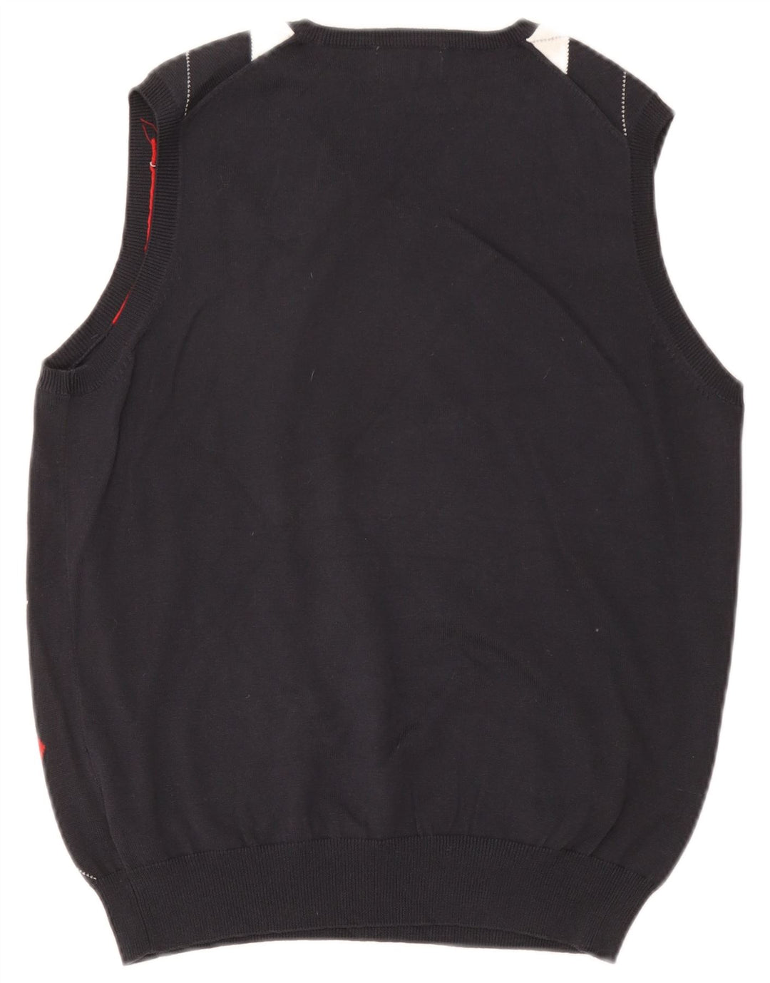 Kappa muški prsluk bez rukava UK 14 Srednje tamnoplava Argyle/Diamond Cotton