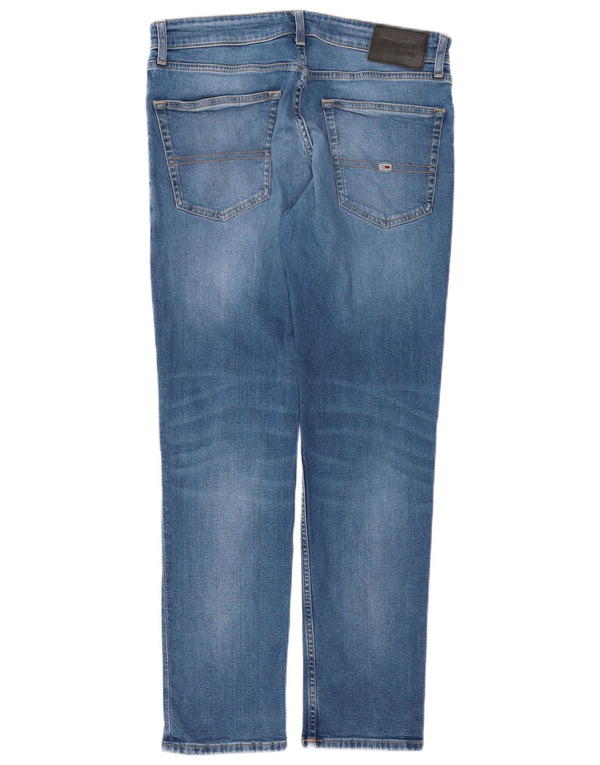 TOMMY HILFIGER Muške uske traperice W32 L30 Plavi pamuk