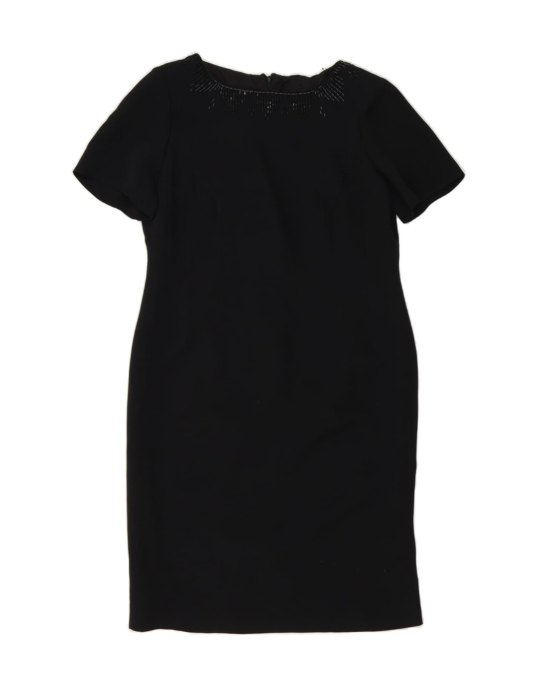 VINTAGE Womens Sheath Dress UK 16 Large Black Vintage Vintage and Second-Hand Vintage from Messina Hembry 
