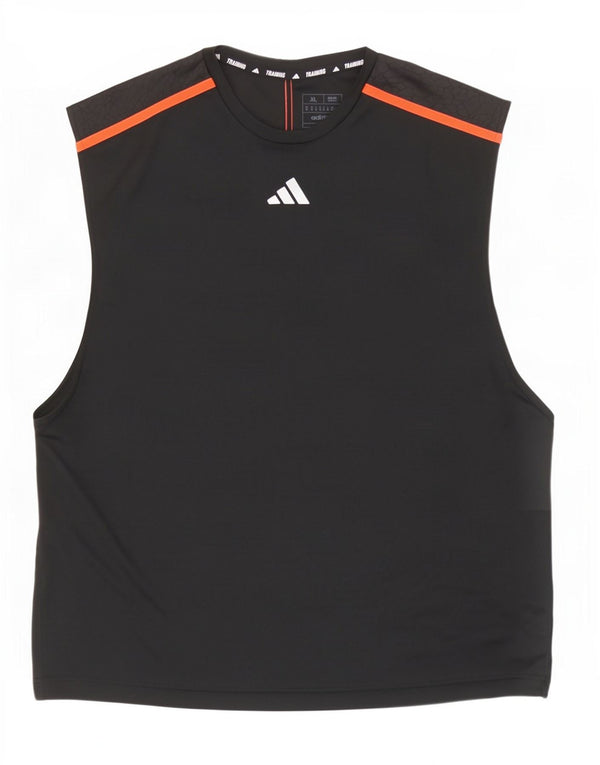 Adidas muški Aeroready Slim Fit Vest Top XL crni Colourblock poliester